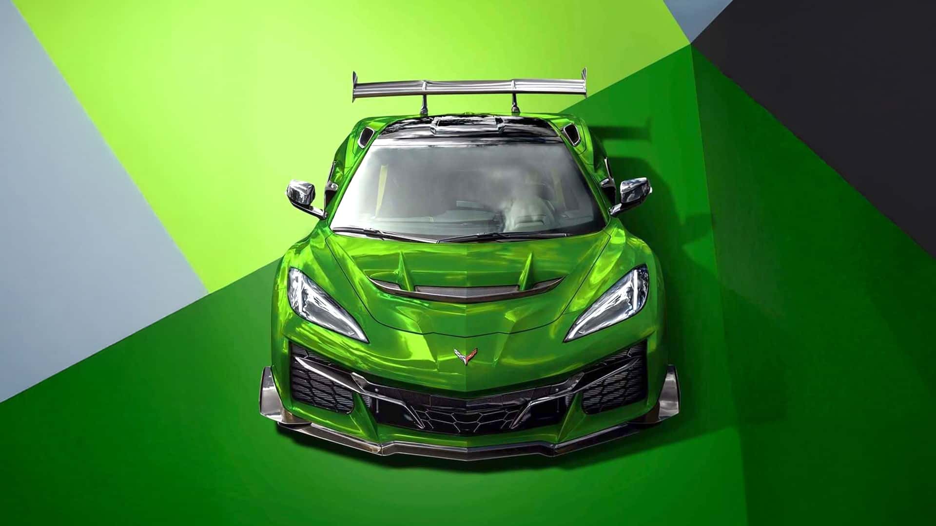 Attachment for Chevrolet Corvette C8 Dapatkan Warna Keren Terbaru: Hijau Lepus