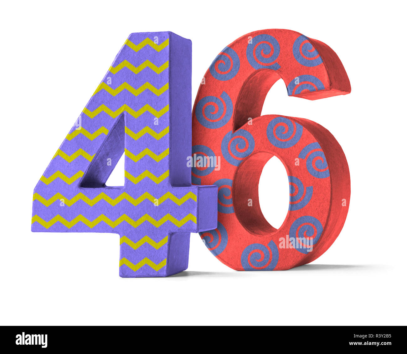colorful-number-of-cardboard-number-46-R3Y2B5.jpg