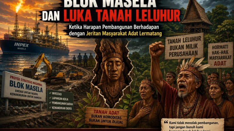 Blok Masela dan Luka Tanah Leluhur: Ketika Harapan Pembangunan Berhadapan dengan Jeritan Masyarakat Adat Lermatang